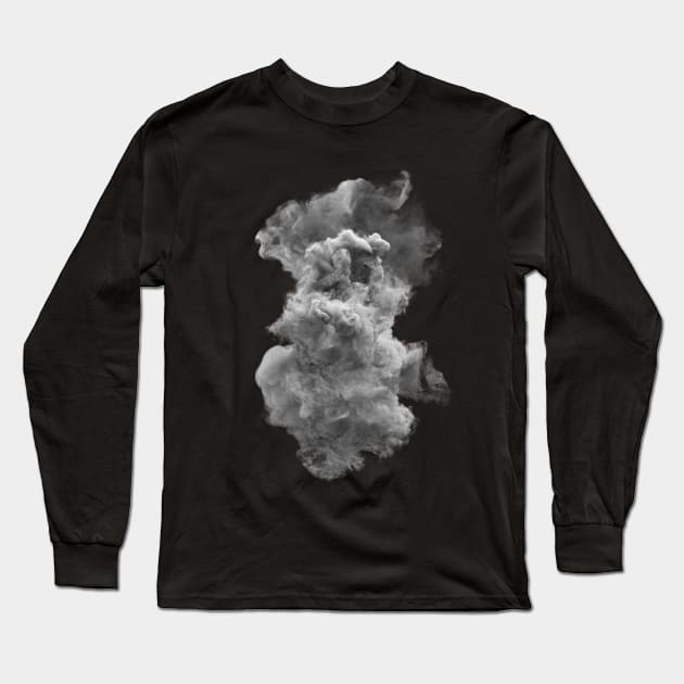 Black and white cloud Long Sleeve T-Shirt by PallKris